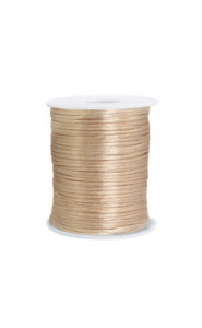 Satin wire 1.5mm Champagne beige